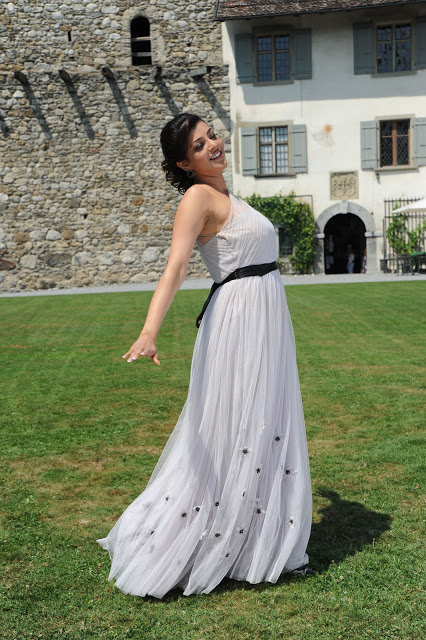 Glamorous Actress Kajal Agarwal Photos In White Dress 6